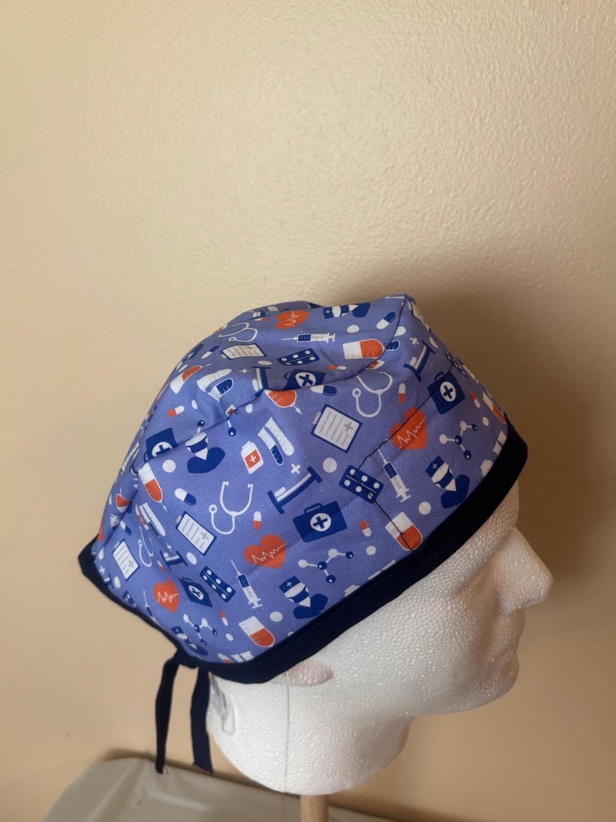 Medical Icons Bouffant Scrub Cap