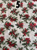 The Christmas Bows Fabric #5