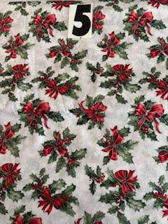 The Christmas Bows Fabric #5