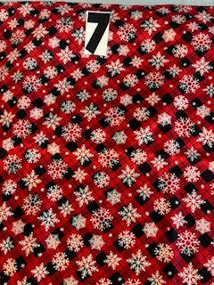 Snowflakes Fabric #7