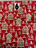 Gingerbread House Christmas Fabric #6