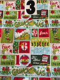 Grinch-Mas Christmas Fabric #3