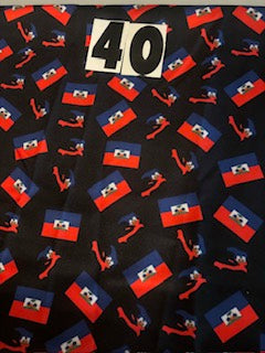Haitian Flags 'Fabric #40
